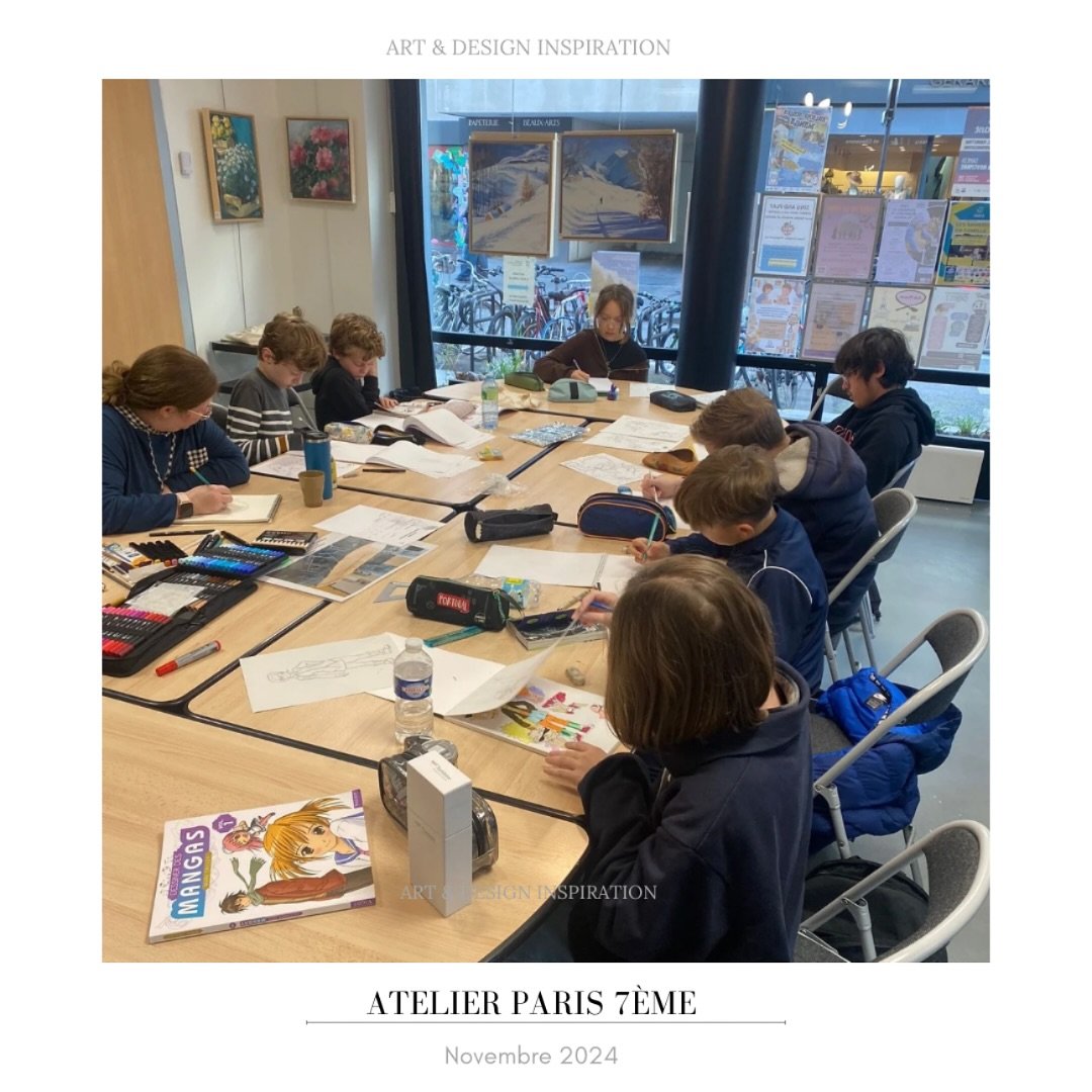 &ldquo;L&rsquo;atelier dans le 7e arrondissement de Paris durant le mois de novembre 2024.&rdquo;