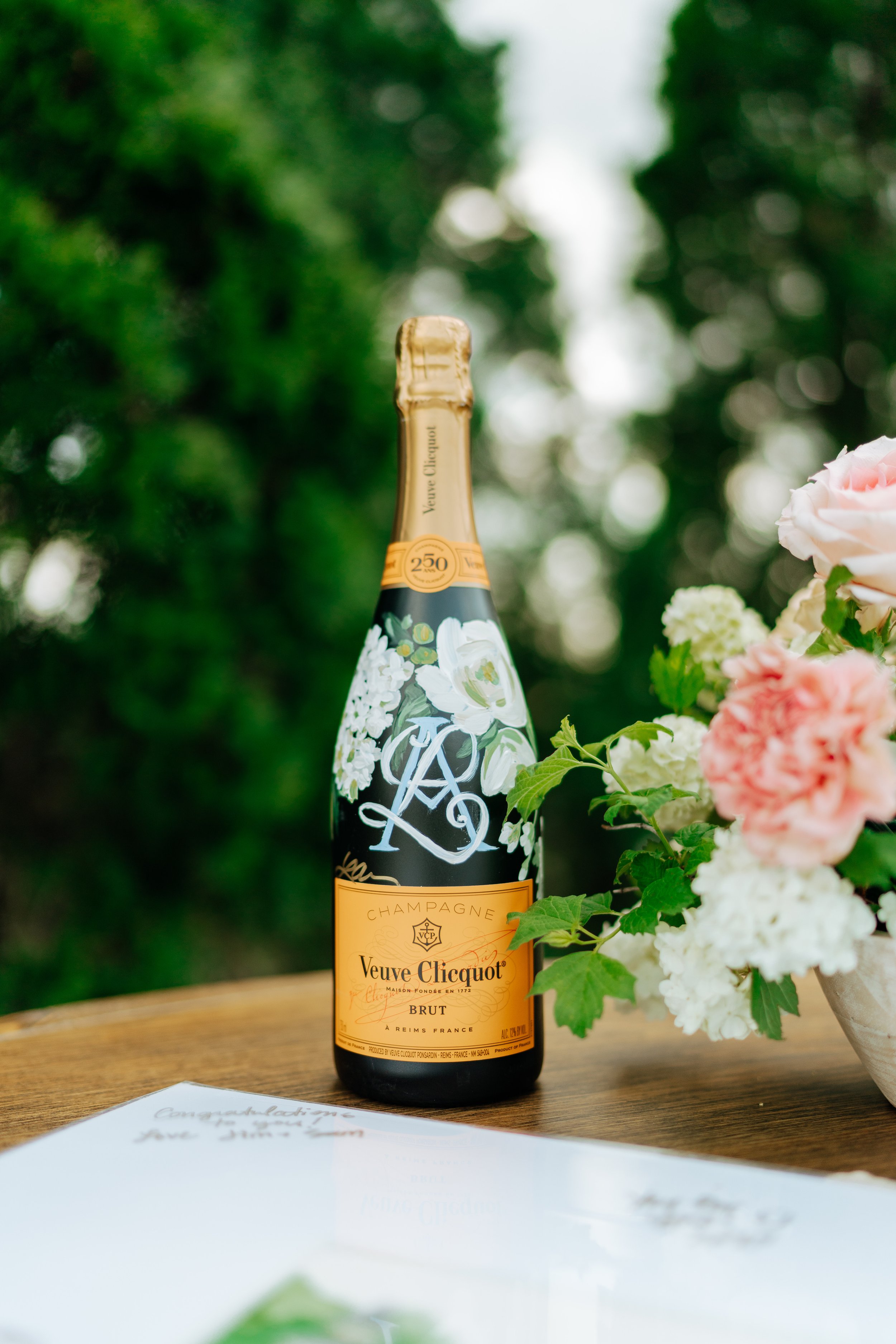 Champagne Bottle Artwork