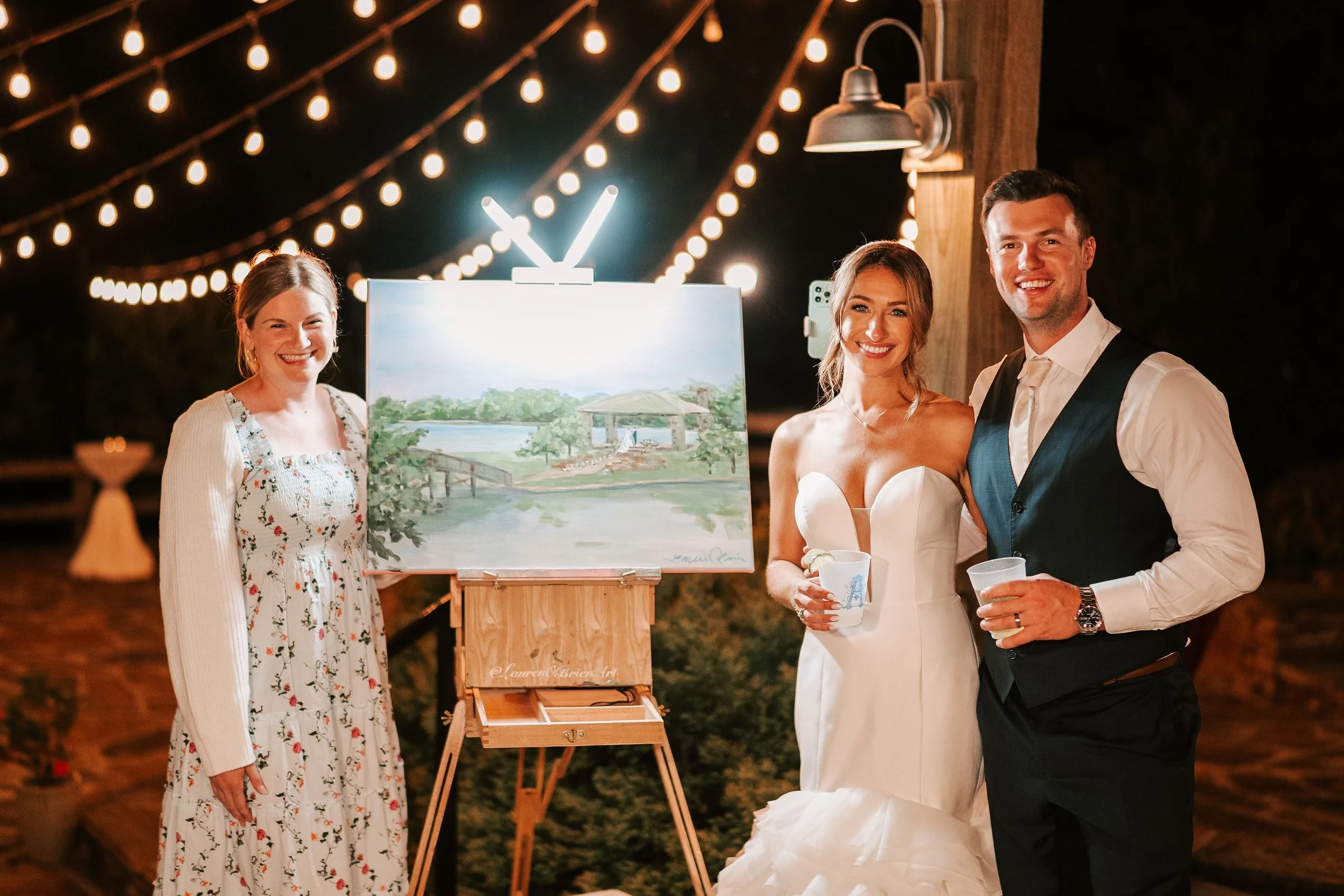 Love by the Lake: Live Painting at Sandy Creek Farms