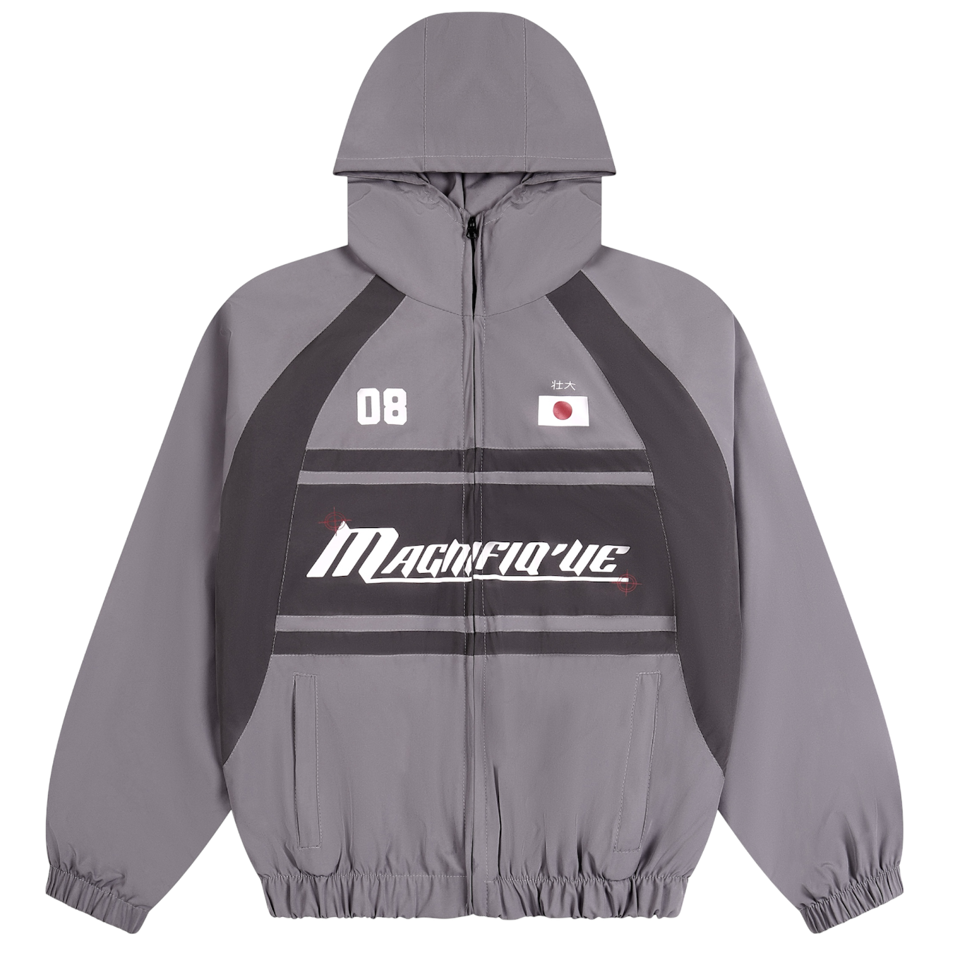 Grey Waterproof Track Jacket