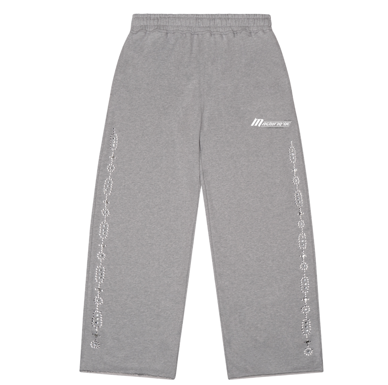 Grey Crystal Joggers