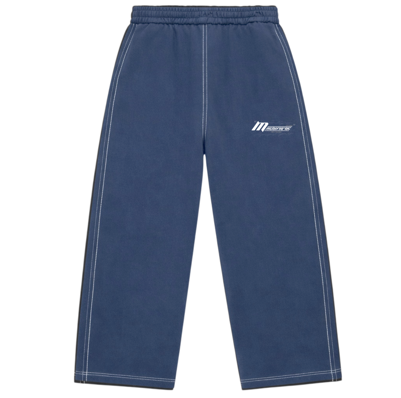 Navy Contrast Joggers