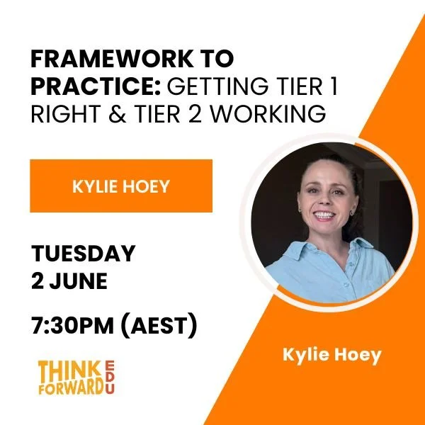 From Framework to Practice: Getting Tier 1 Right and Tier 2 Working