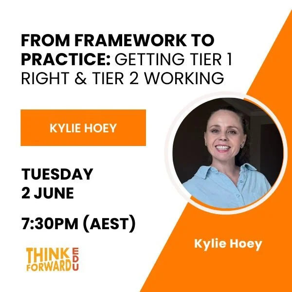 From Framework to Practice: Getting Tier 1 Right and Tier 2 Working