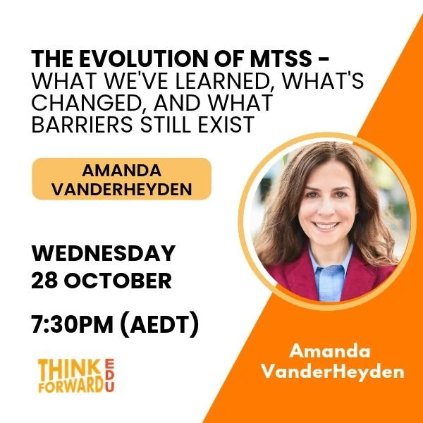 The Evolution of MTSS - What We've Learned, What's Changed, and What Barriers Still Exist