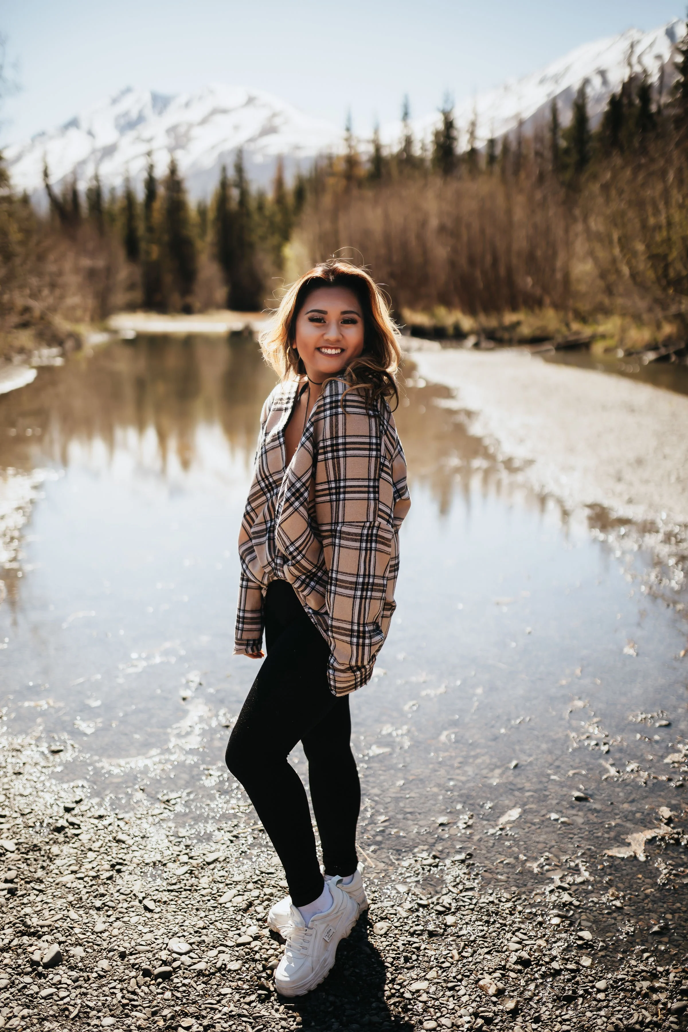 Southside member Allison smiling outdoors, representing the supportive and tight-knit fitness community.