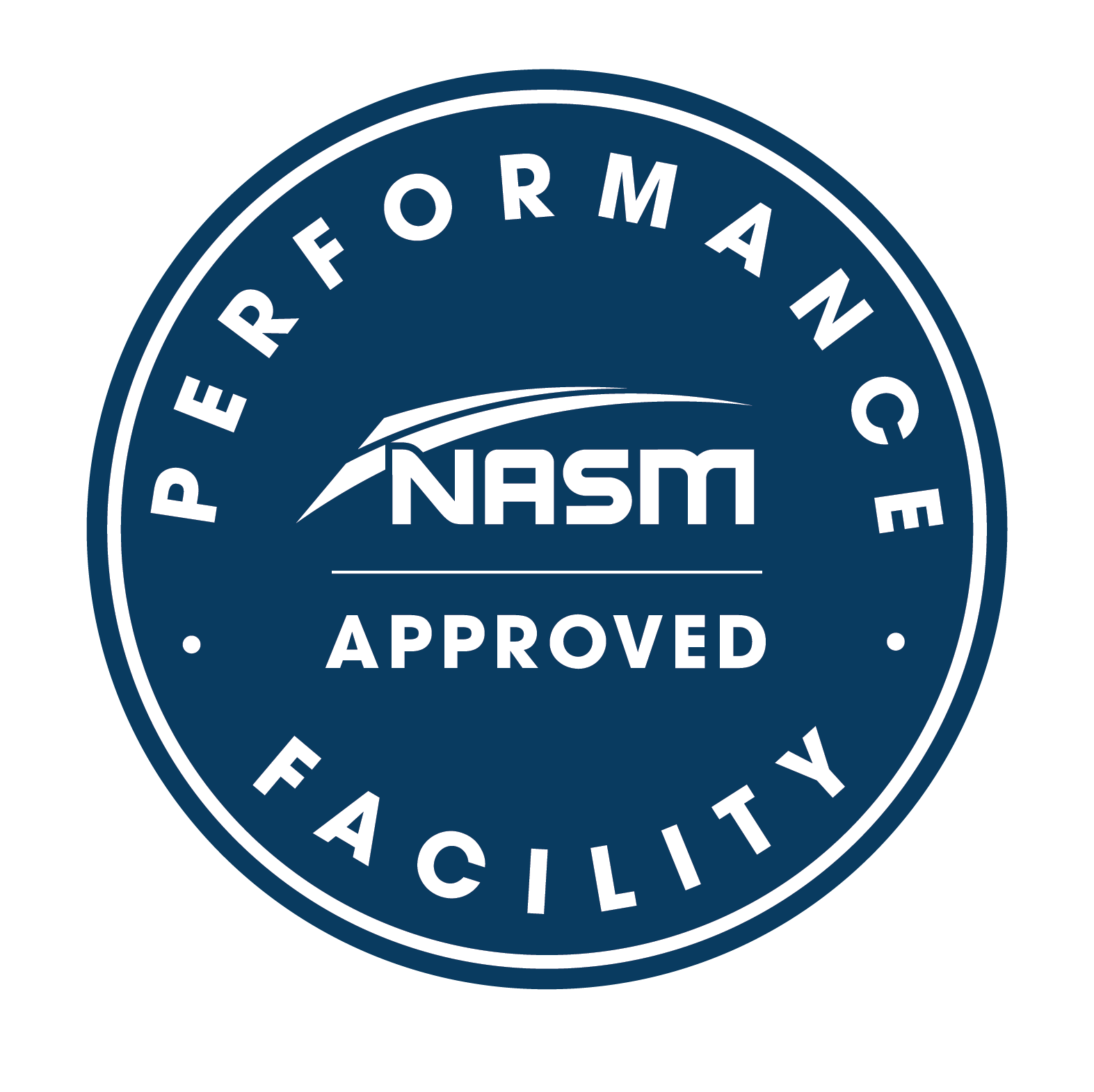 NASM Approved Facility badge for Southside Strength and Fitness.