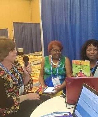 Go to  https://fb.watch/v/az5XfJnjt/  to watch this FB Live Video from the NRB Convention with ❤️ Ms. Joy and ❤️ Ms. Rose with Joy and Company Christian Literary Awards!  I had fun chatting with these two beautiful ladies that truly love the Lord.  M