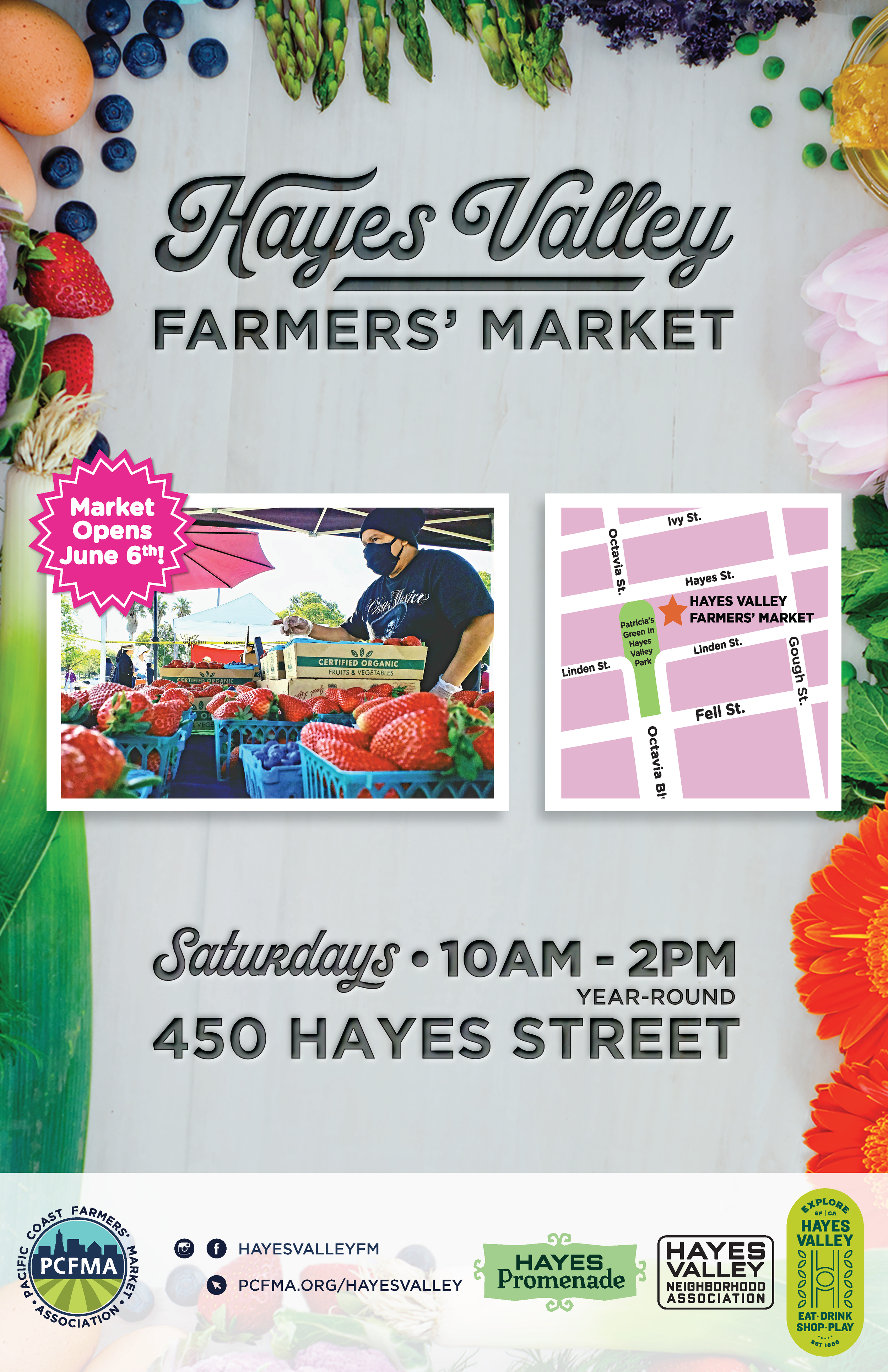 Farmers Market Hayes Valley June 6, 2026