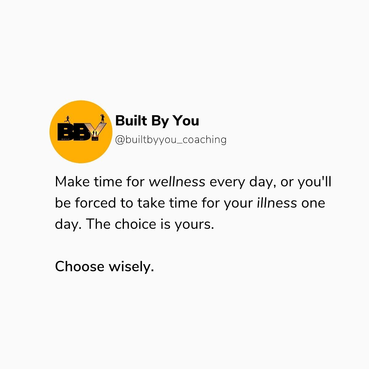 Prioritise You &amp; Your health! 

This is your lunch time reminder to do something today that your future self will thank you for. 

Exercise reduces stress which reduces hormones that cause inflammation. It lowers blood pressure, regulates our blo
