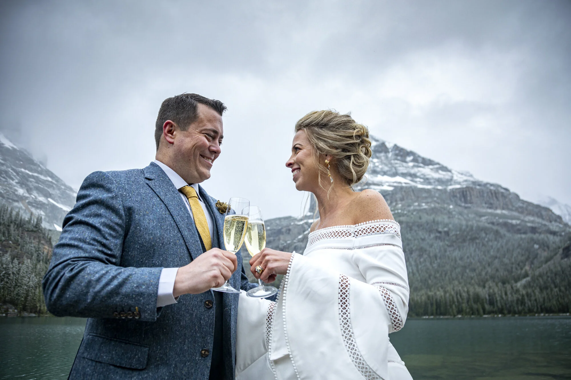 Lake O'Hara Lodge Elopement in Yoho National Park