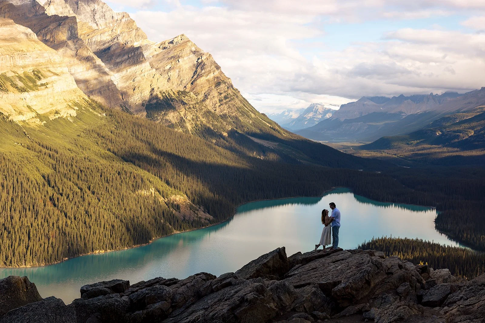 Icefields Parkway Summer Engagement Session
