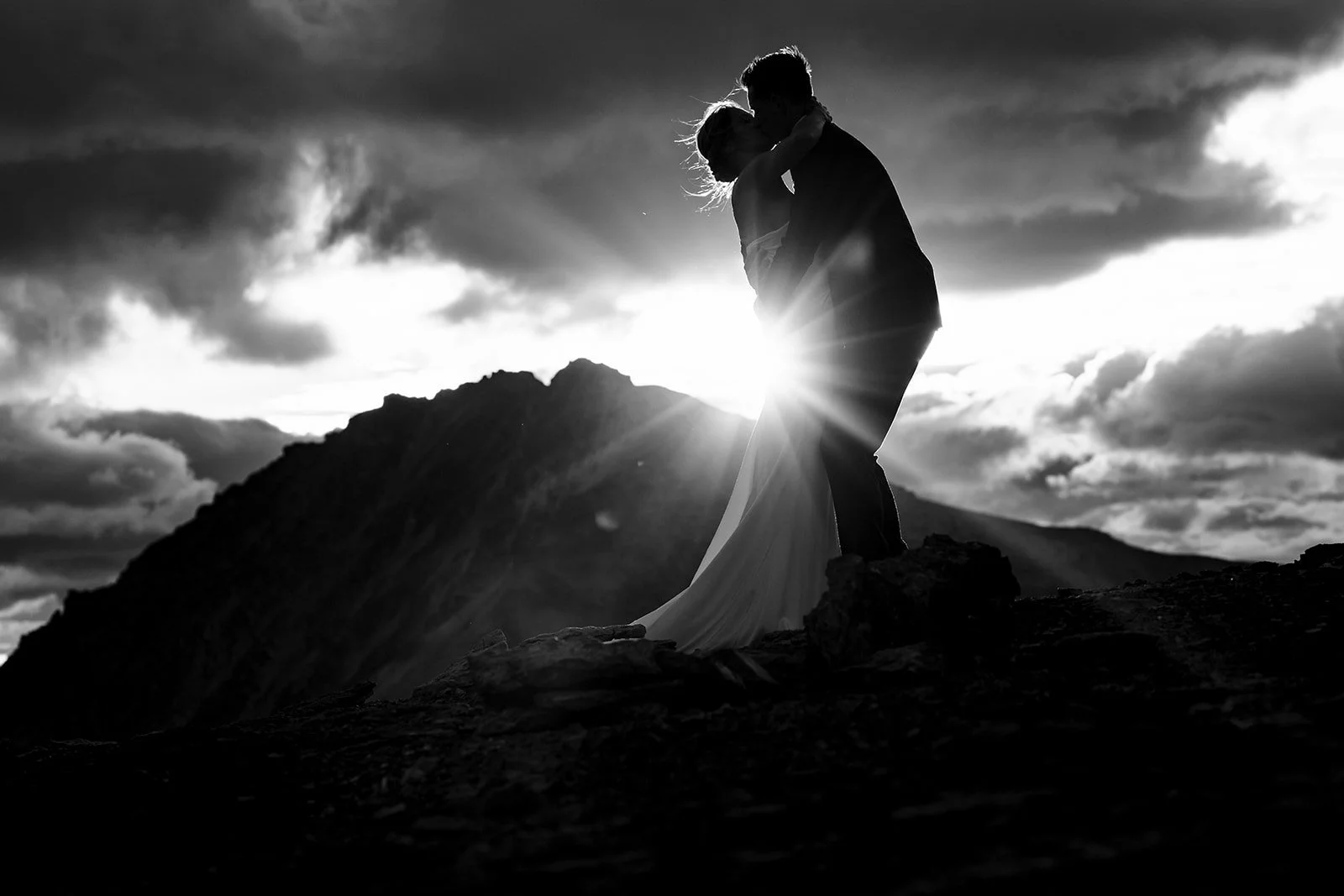 Rockies Heli Sunrise Summer Elopement