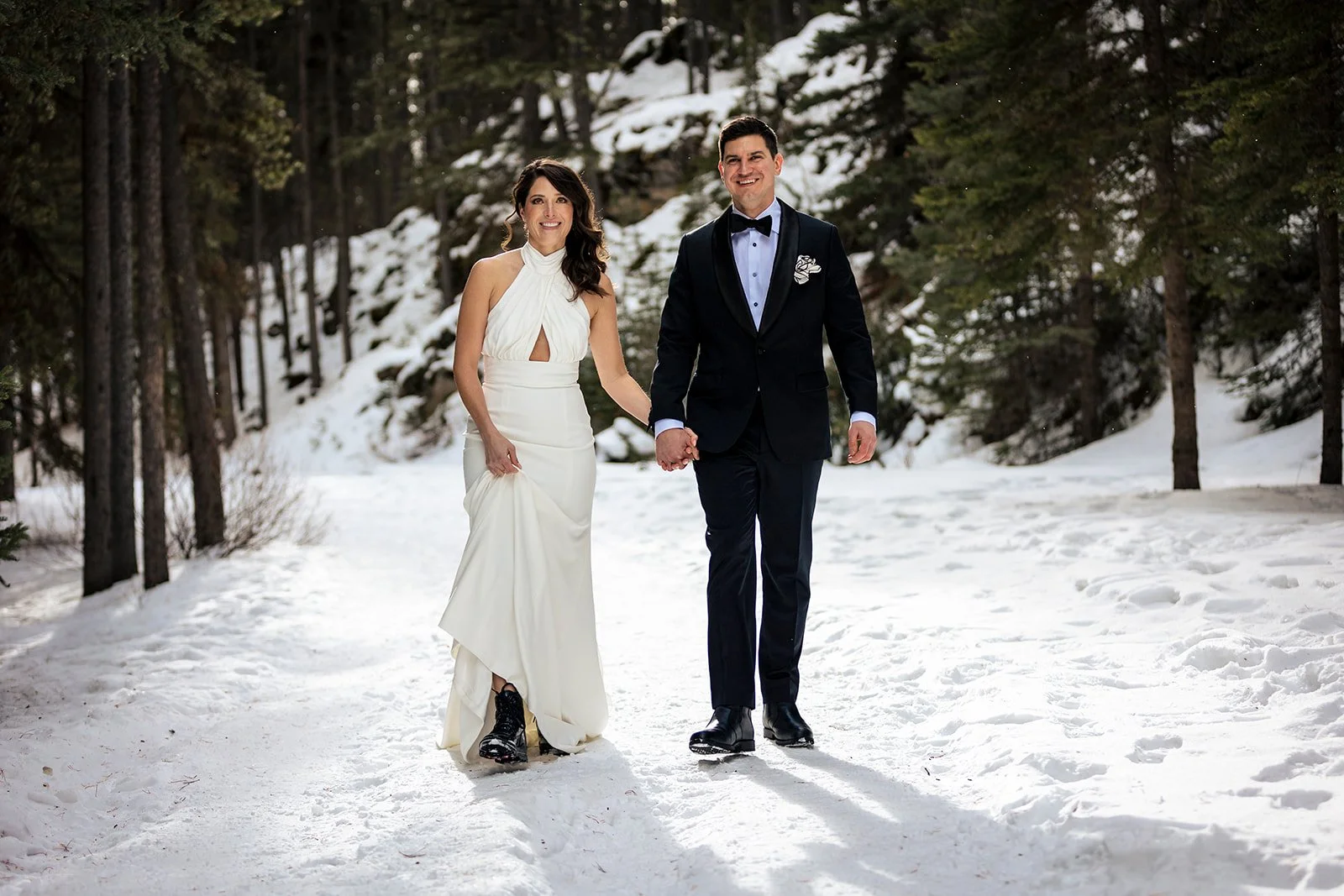 banff-first-look-photos-at-lake-minnewanka-with-Banffs-local-photographers-and-elopement-planners-Wild-Alpine-Image-Co.