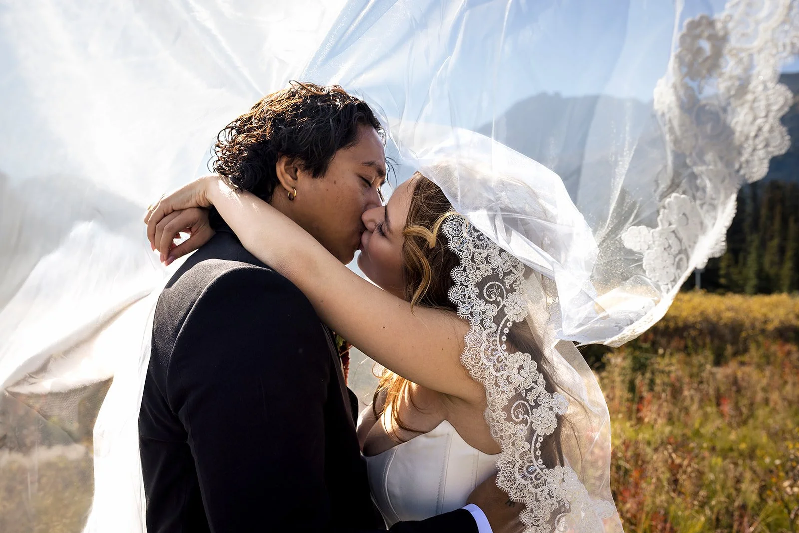 bow-lake-elopement-in-the-fall-planned-and-photographed-by-Wild-Alpine-Image-Co.