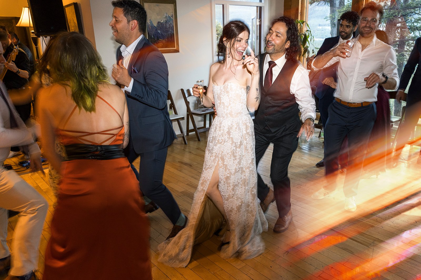 summer-wedding-reception-at-the-Alpine-Club-of-Canada-Clubhouse-in-Canmore-with-local-wedding-photographers-Wild-Alpine-Image-Co.