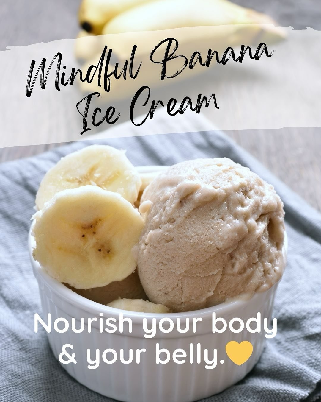 🍌✨ Gut-Loving Banana Ice Cream

This 2-ingredient &ldquo;nice cream&rdquo; is more than just a healthy treat &mdash; it&rsquo;s a sweet gift for your gut.

✅ Bananas are rich in prebiotics (a.k.a. food for your good gut bacteria)
✅ No dairy, no adde