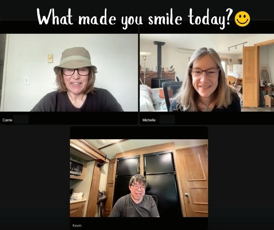 This is what we do inside Meet-Up Mondays.

A simple question that brings us back to what&rsquo;s good&mdash;
even on ordinary days.

You don&rsquo;t need anything big.
Just one small moment.

What made you smile today?
You can share here, or join us