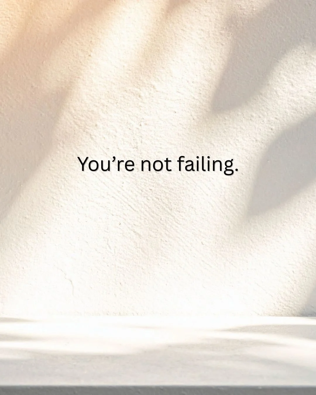 You&rsquo;re not failing.

You&rsquo;re trying to survive within systems that don&rsquo;t support you.

Constant pressure.
Constant urgency.
Constant noise.

The nervous system was never meant to live in survival mode all day long.

That&rsquo;s why 