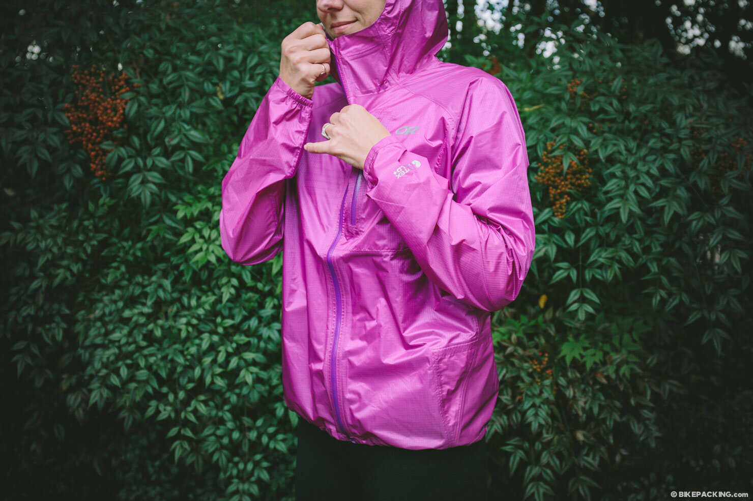 outdoor research lightweight rain jacket