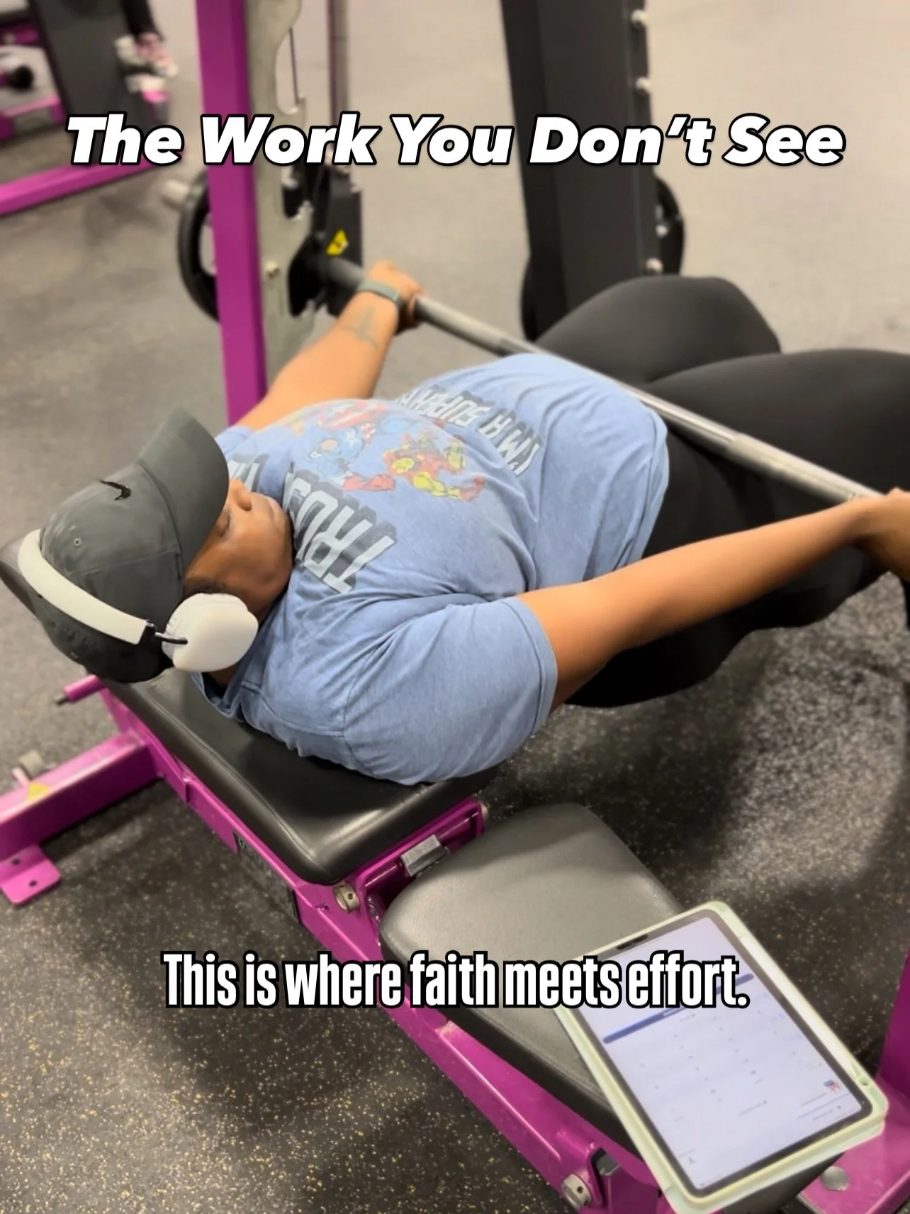 The world sees the results… but not the early mornings, the prayers, the reps, or the tears that built them.
5 days. 5 lifts. 1 mission — to become her.
#BecomingHer #FaithFitnessFreedom #ThisCurvyGirlsFitness #ConsistencyWins #GymFlow