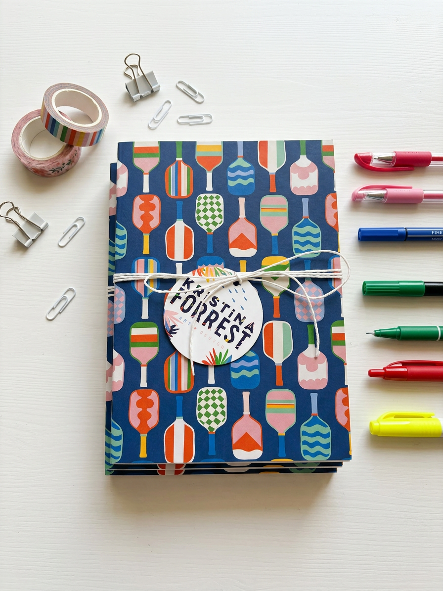 Pack of 3 Blank Notebooks