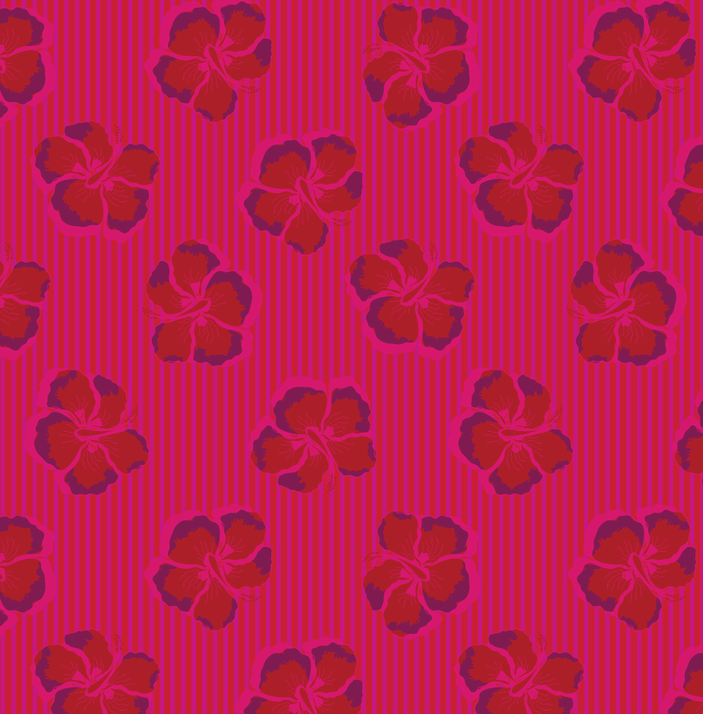 Hibiscus Stripe