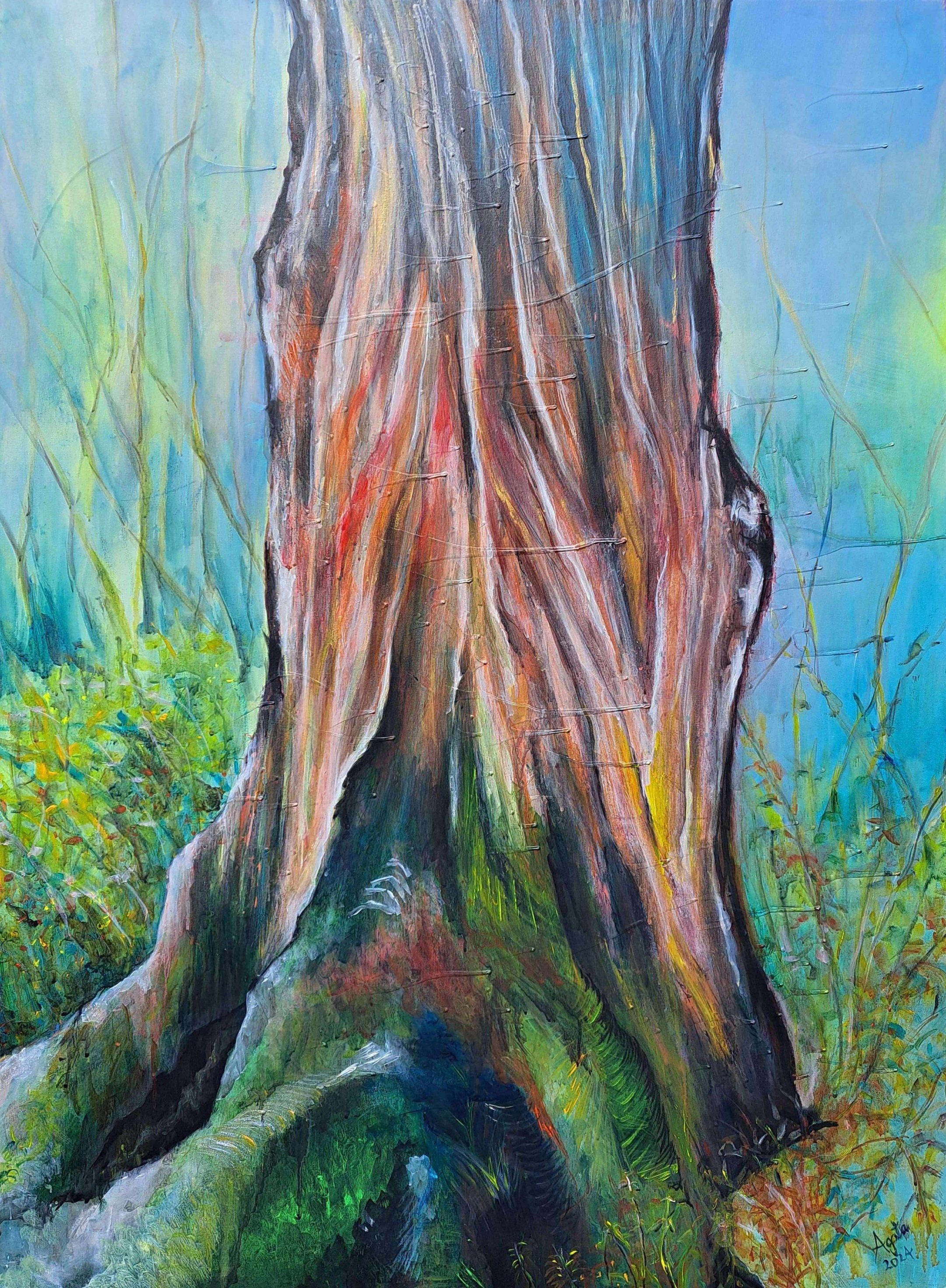 "The Trunk" Acrylic 92cm x 122cm