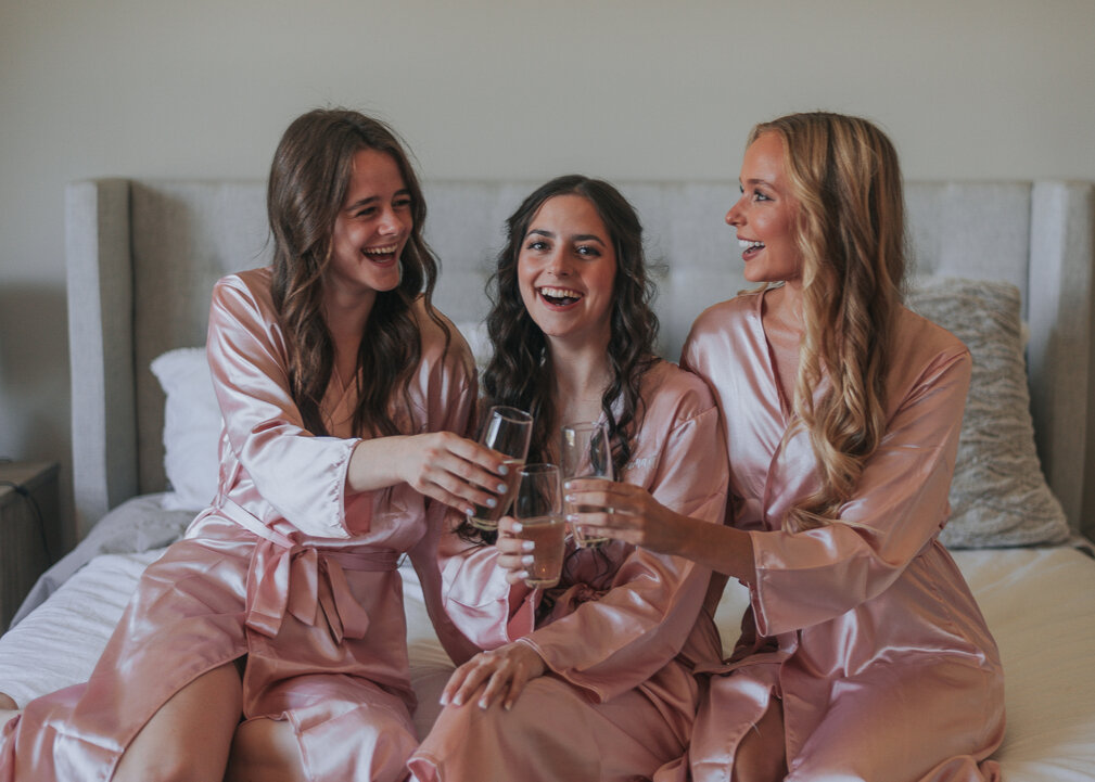 Capturing candid moments with the bride and her besties is one of my favorite things about shooting weddings! My portrait and intimate wedding photography are for real people creating REAL moments. ✨​​​​​​​​​
Vendors: Dress @aniabridal &bull; Suit @i