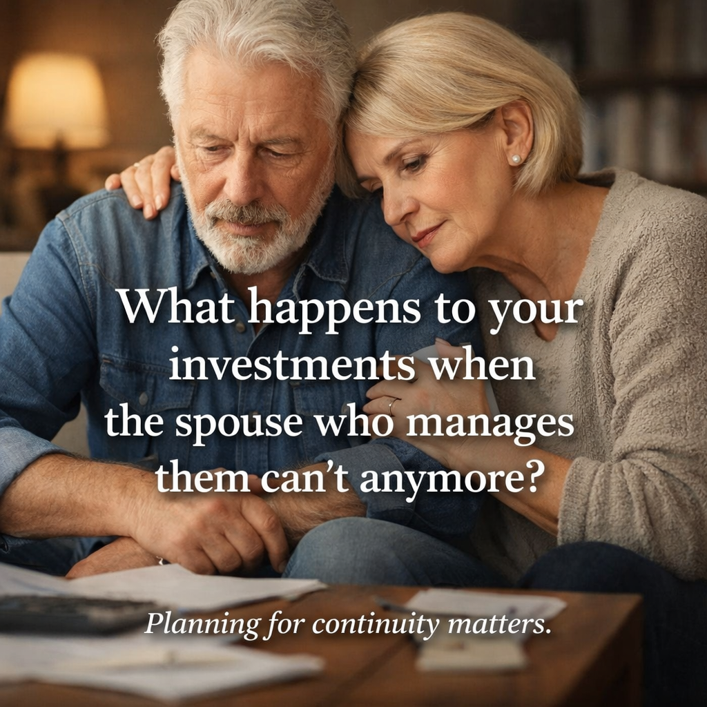 When One Spouse Has Always Handled the Investments. And One Day, They Can’t.