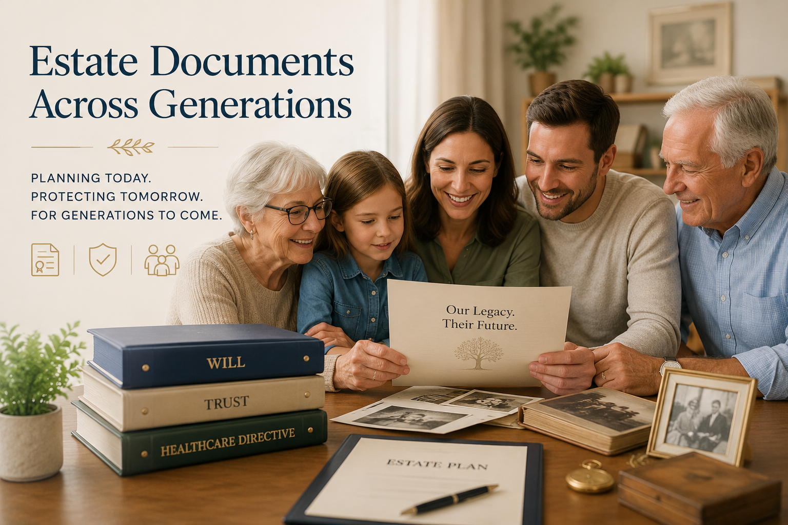Estate structuring made simple: wills, trusts, and beneficiaries for multigenerational families