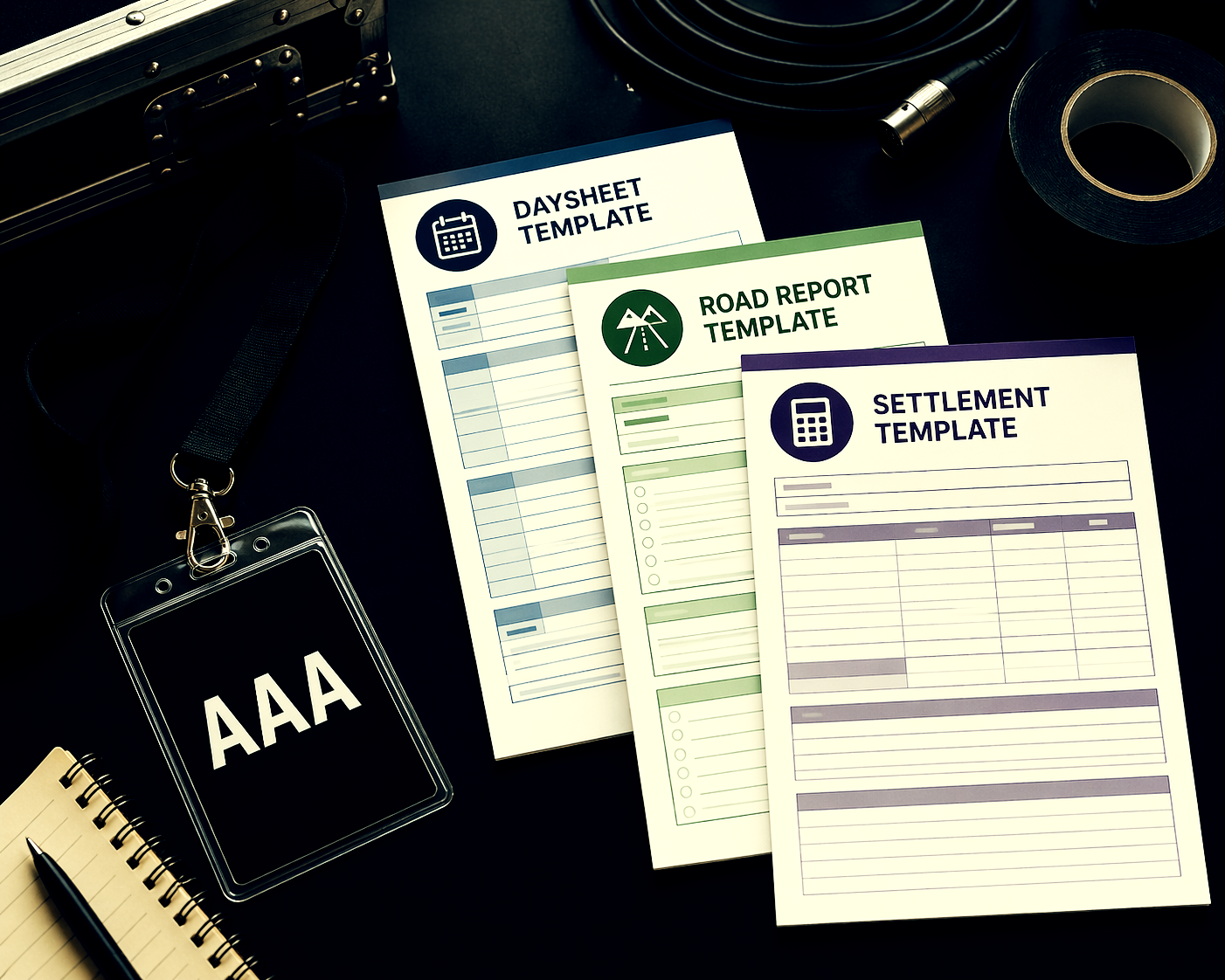 Tour Management 101 - Tour Manager Essential Templates