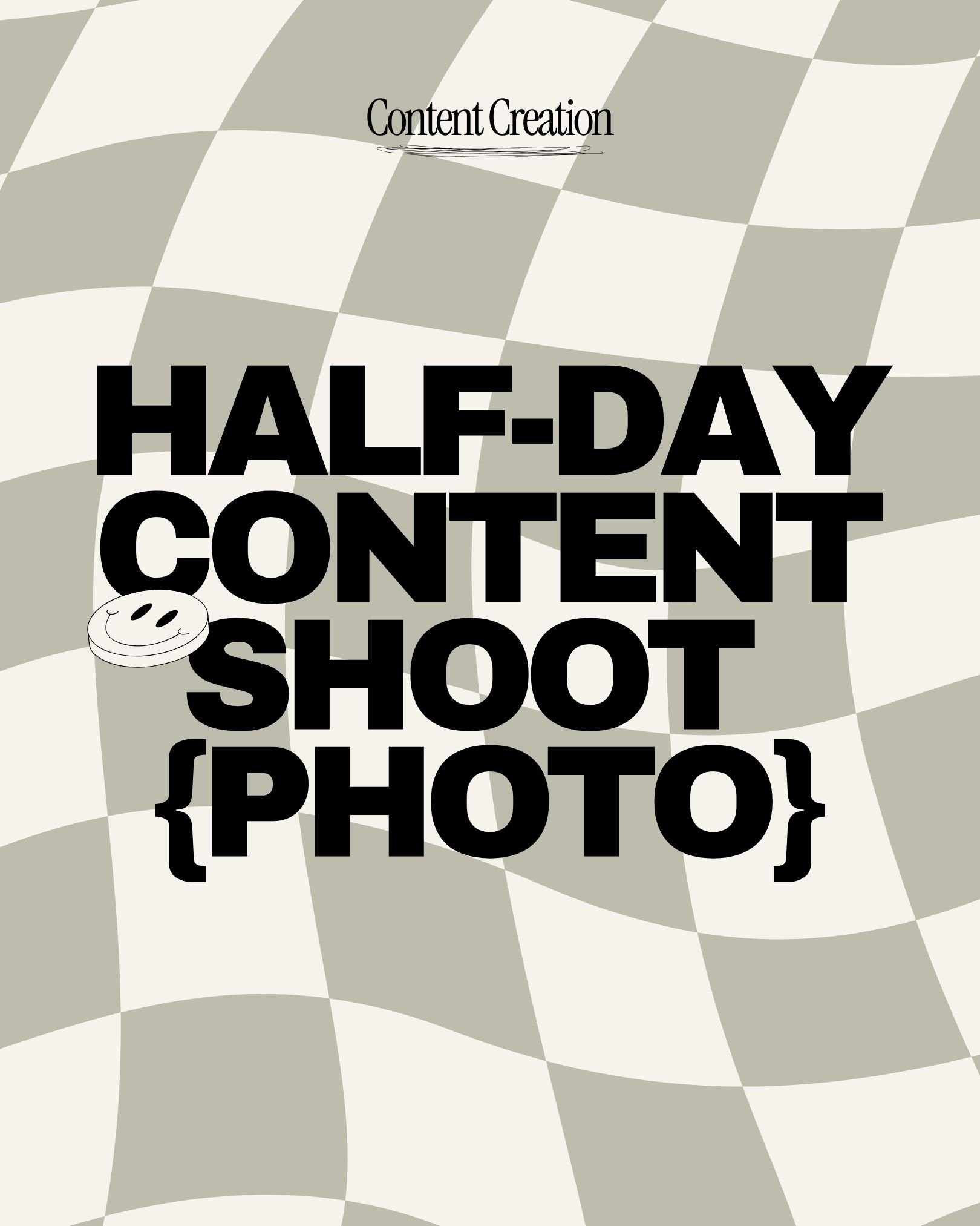Half Day Content Shoot {Photo}