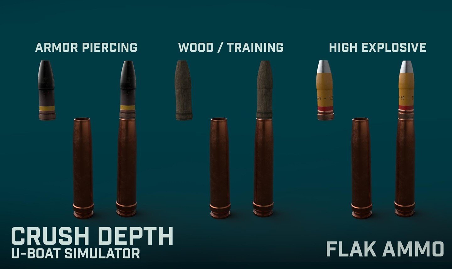 Flak Ammo - multiple bullets variants and shells