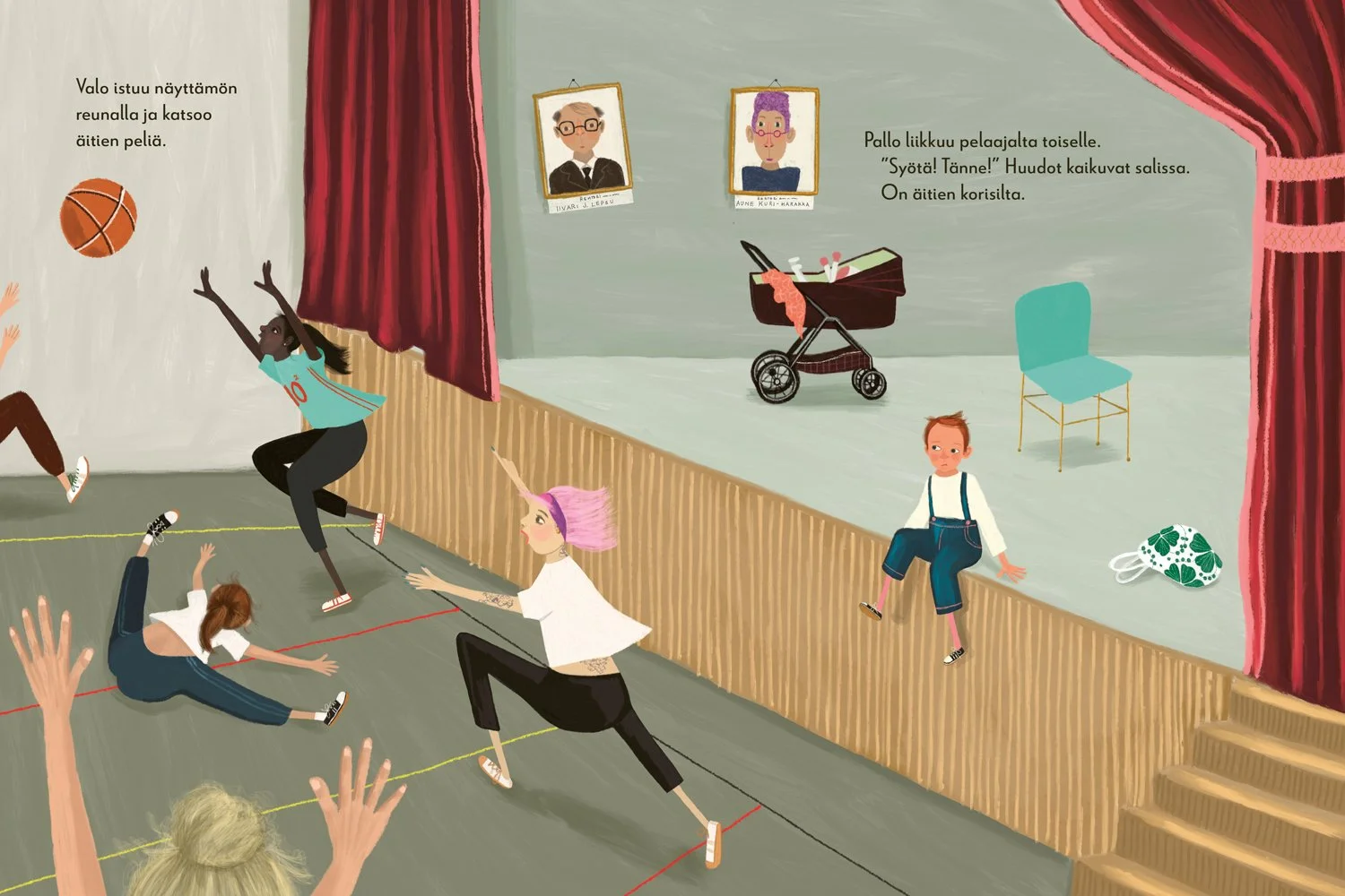 Valo ja synkkä pilvi, Written by Liisa Rinne, Illustrated by Johanna Ilander, WSOY, 2025