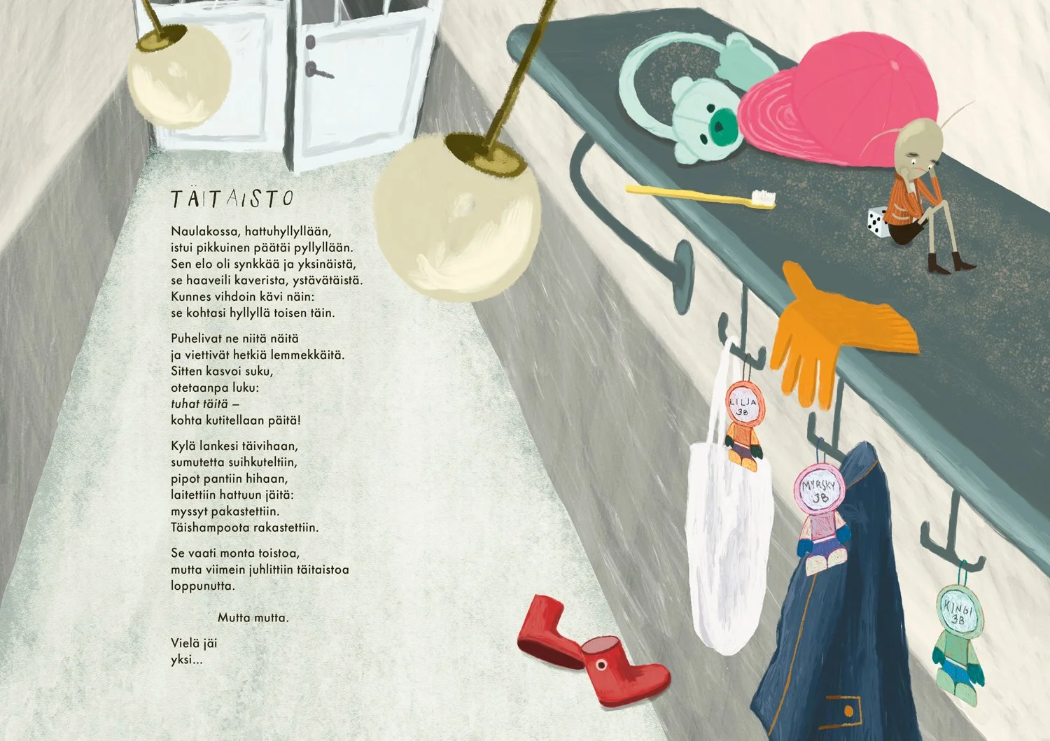 Sillä aikaa koulussa, Written by Anni Tanskanen, Illustrated by Johanna Ilander, Tammi, 2025