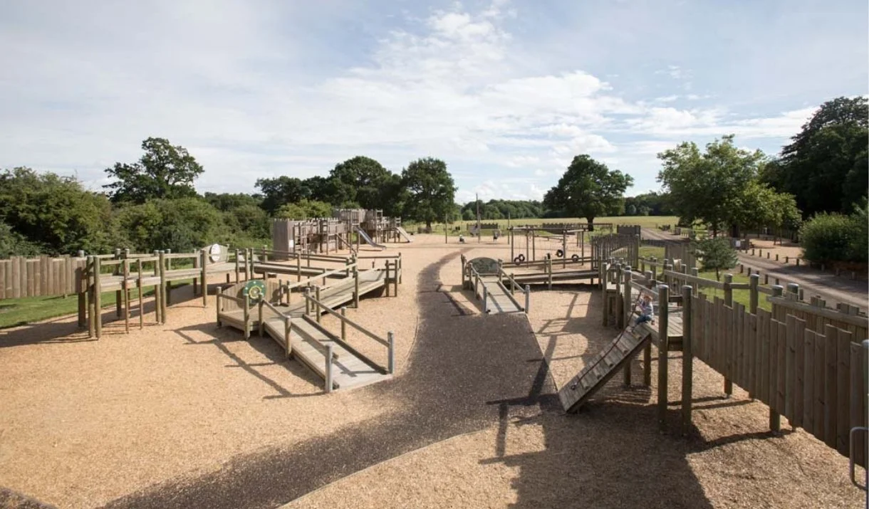 Hylands Park award winning castle themed adventure playground