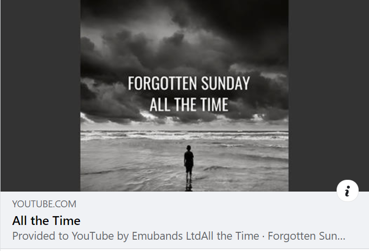 'All the Time' by Forgotten Sunday:  Fundraising Single