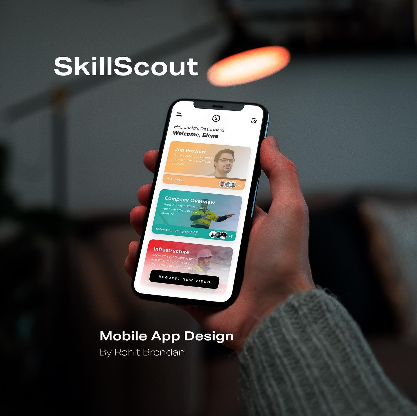 SkillScout - Mobile App Design for Xecuit