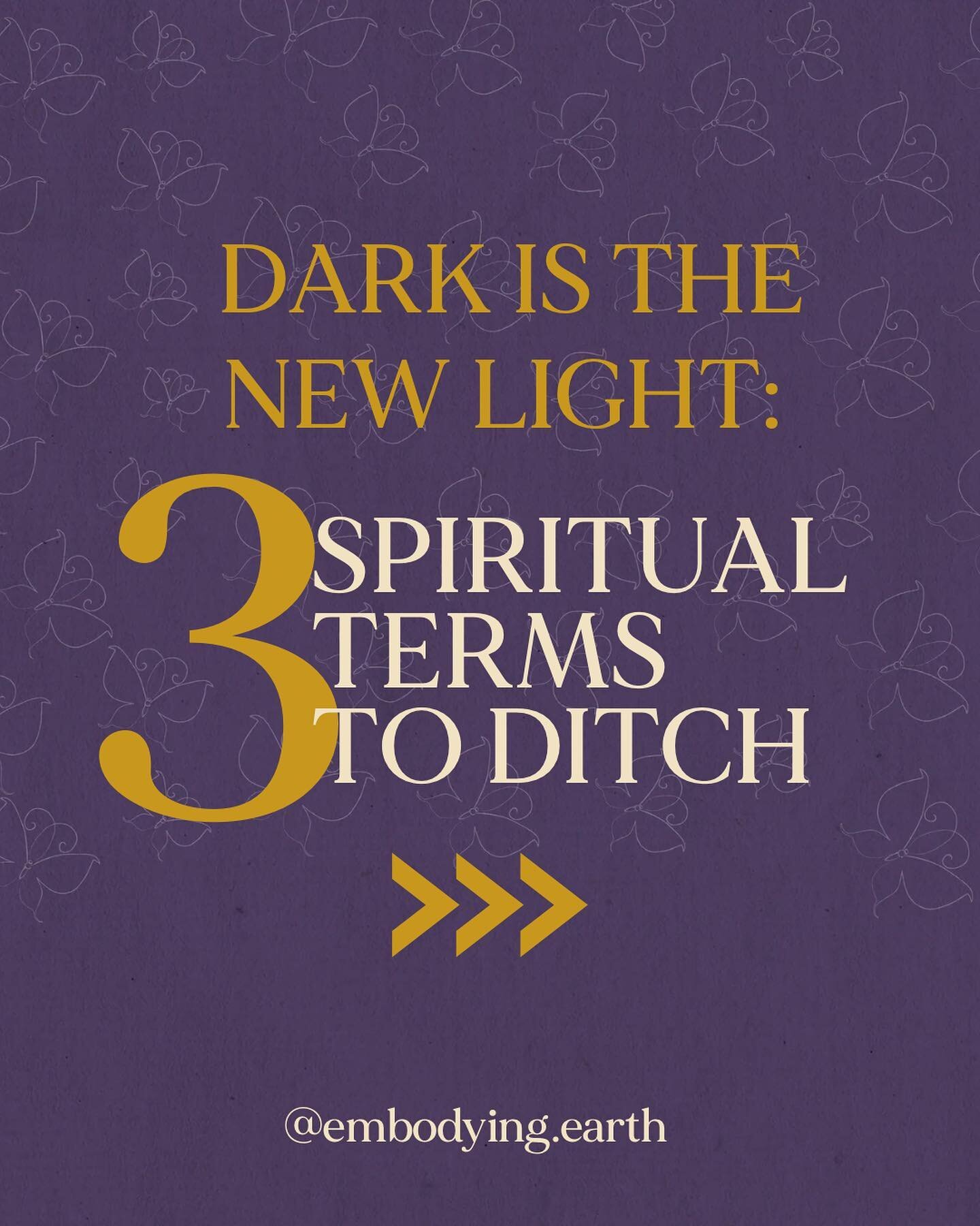 Breaking light and dark polarities:

When the soil became dirty,
When the descent into Earthly depths was conceptualised as hell,
When the divine dark was cast out&hellip; 
We lost the womb presence,
The connection to the void,
And the alchemical tre