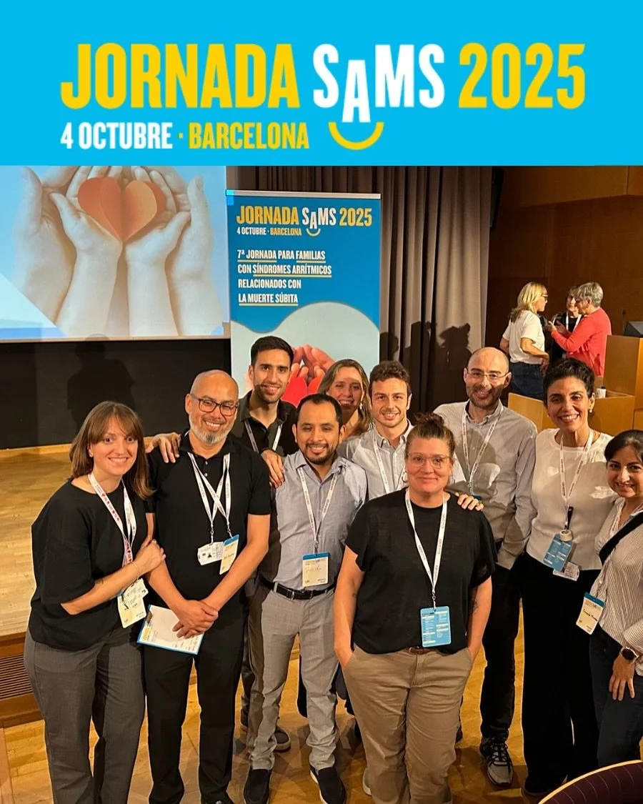Qué decir de la suerte de #profesionales con los que contamos en nuestras Jornadas SAMS 2025…💙 
Nos acompañaron🫀 @georgia_sarquella_brugada y @elenaarbelo.cardiologia, grandes profesionales y amigas, el equipo 🏥 @sjdarrhythmi