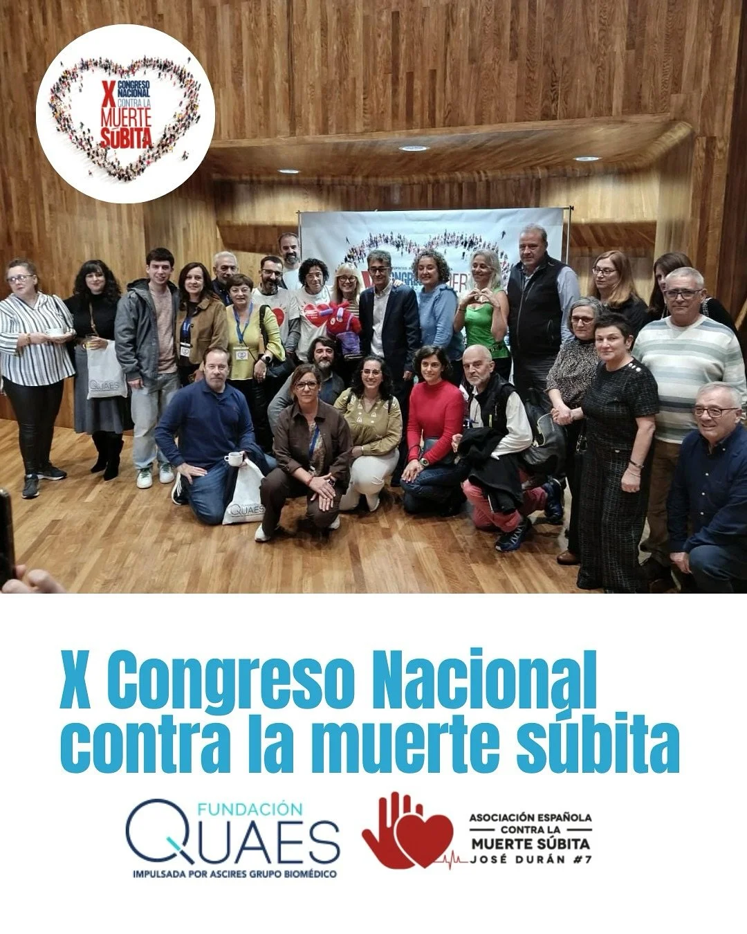El s&aacute;bado tuvimos la gran suerte de asistir al X Congreso Nacional contra la Muerte S&uacute;bita 💔 d&oacute;nde expertos, deportistas, familias e instituciones comprometidas participaron por un objetivo que nos une: salvar vidas.

💬 &ldquo;