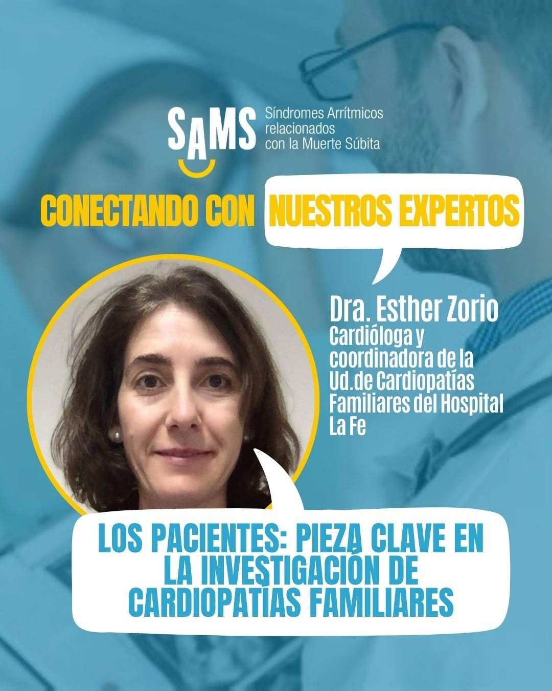 Por f&iacute;n compartimos el v&iacute;deo con las respuestas de nuestra gran compa&ntilde;era y profesional, la Dra. Esther Zorio, cardi&oacute;loga experta en cardiopat&iacute;as familiares y muerte s&uacute;bita.

En este v&iacute;deo responde tod