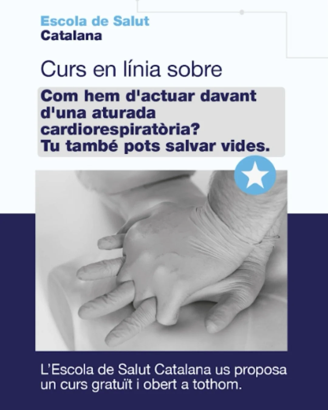 T&uacute; tambi&eacute;n puedes salvar vidas💙

&iquest;Sab&iacute;as que en Catalu&ntilde;a se producen 7 paros card&iacute;acos al d&iacute;a fuera de los hospitales? Actuar en los primeros 8 minutos es clave, &iexcl;y todos podemos ser el h&eacute
