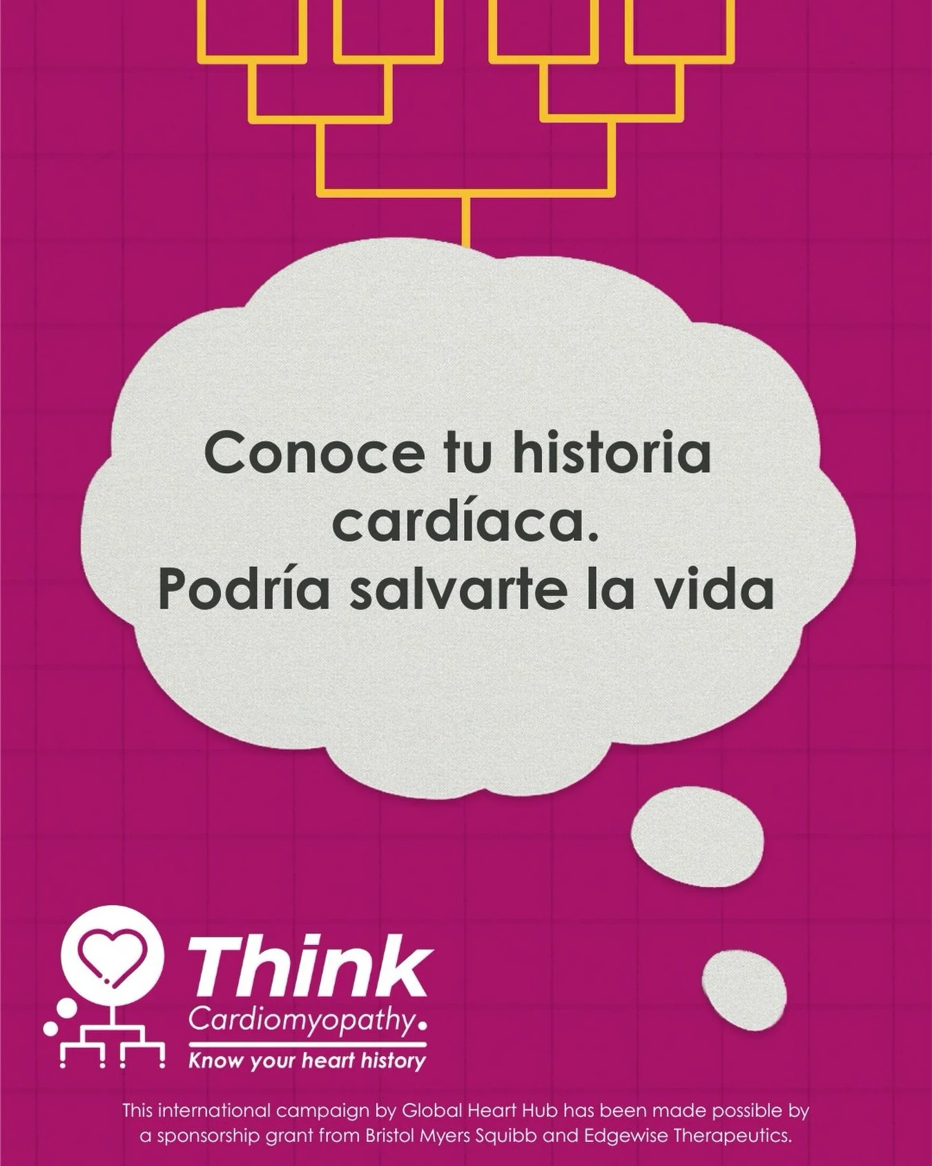 La miocardiopat&iacute;a puede afectar a personas de todas las edades y razas, y suele transmitirse gen&eacute;ticamente 🧬. 

Saber si hay antecedentes en tu familia 👨&zwj;👩&zwj;👧&zwj;👦 podr&iacute;a ayudarte a reconocer los riesgos, tomar medid