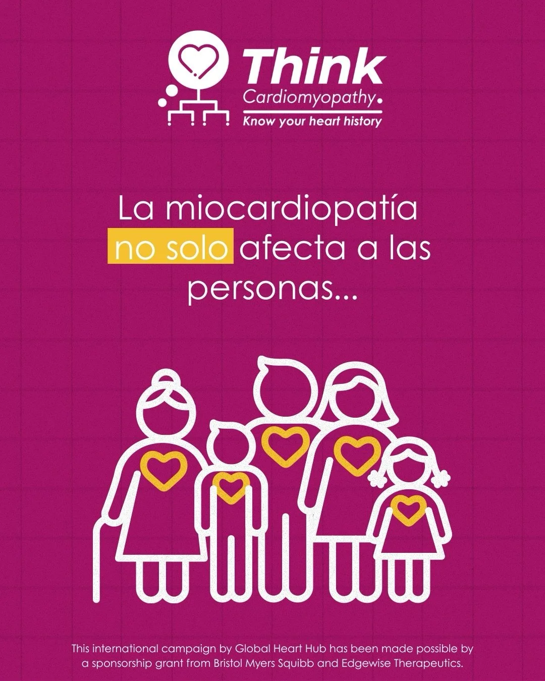 La miocardiopat&iacute;a puede ser hereditaria, a veces de generaci&oacute;n en generaci&oacute;n 👨&zwj;👩&zwj;👧&zwj;👦. 

Si en tu familia hay antecedentes de problemas card&iacute;acos, vale la pena averiguar por qu&eacute;. Conocer tus anteceden