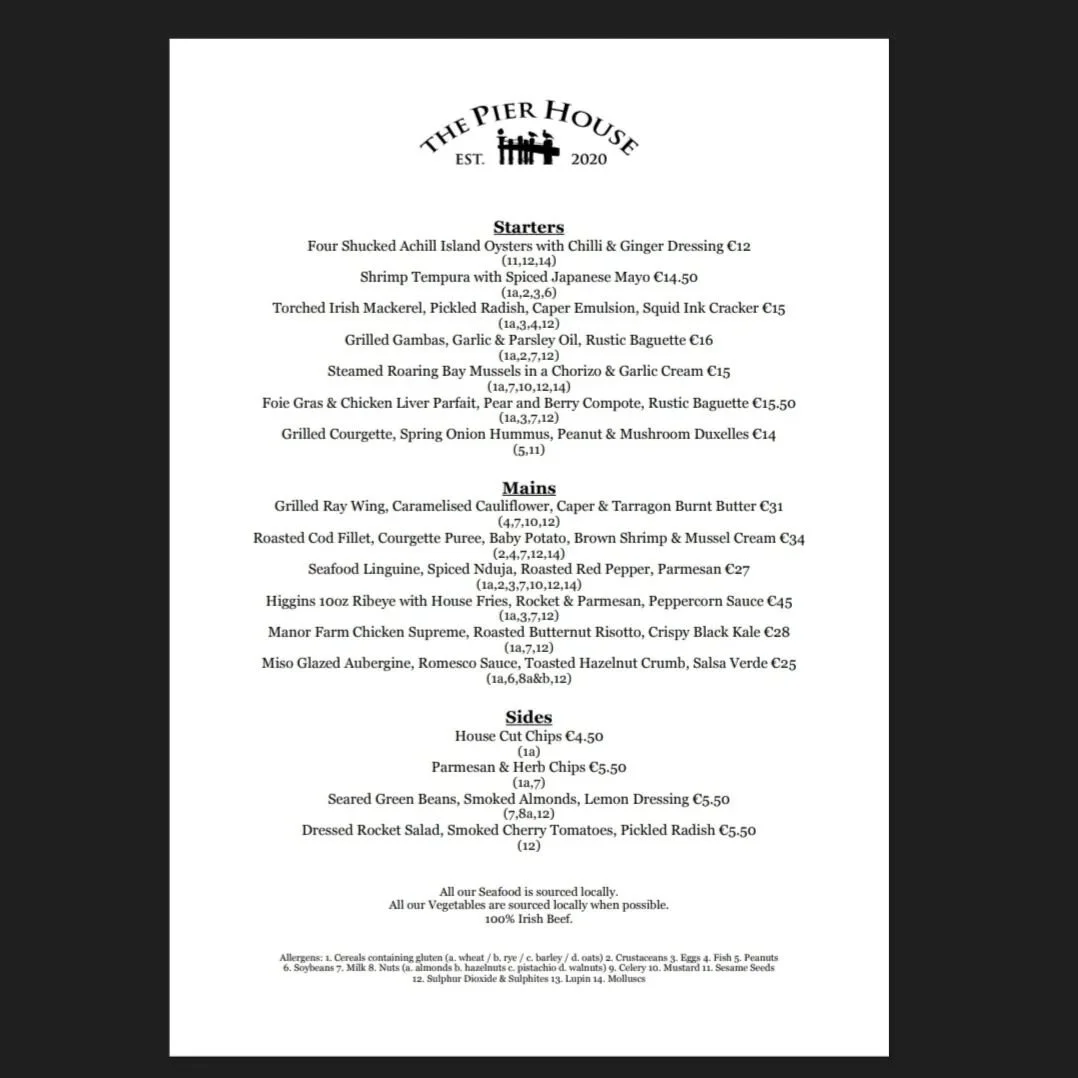 The Pier House Restaurant Howth Local and Authentic