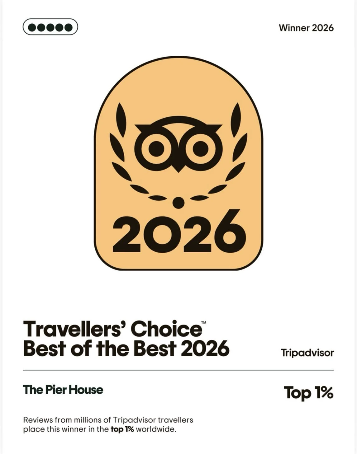 Officially in the top 1% worldwide! 🌍✨ 

We&rsquo;re honored to receive the @tripadvisor Travelers&rsquo; Choice Best of the Best Award for 2026! 🏆

A massive thank you to everyone who visited, enjoyed our food, and left such glowing reviews. And a