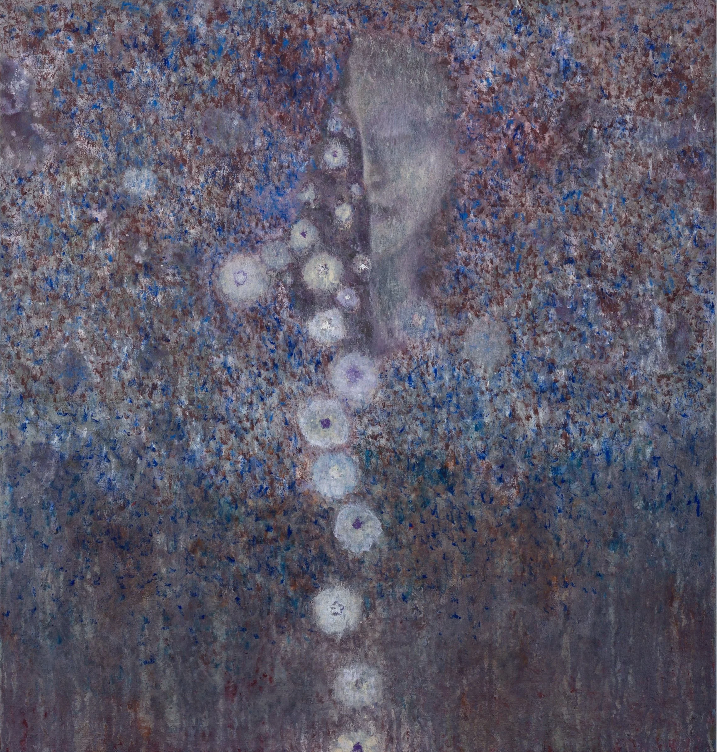 Oliver Bak, 'Orfeus', 2023. Oil and wax on linen, 91 x 86 cm.