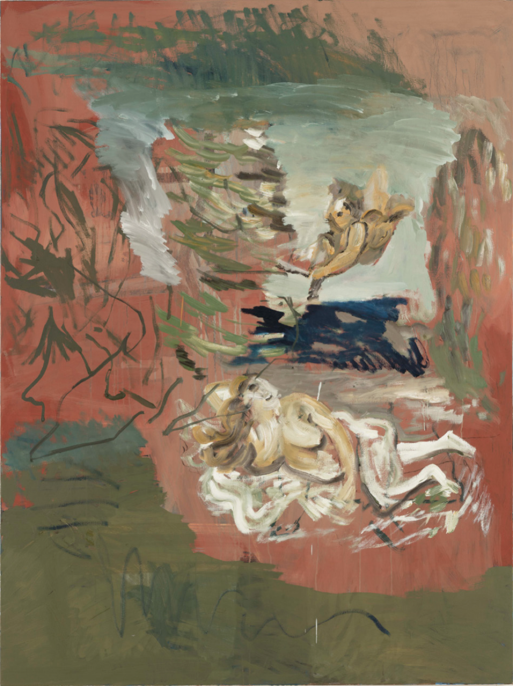 Raphael Egil, 'Venus (Cézanne), 2019. Oil and tempera on canvas, 160 x 120 cm